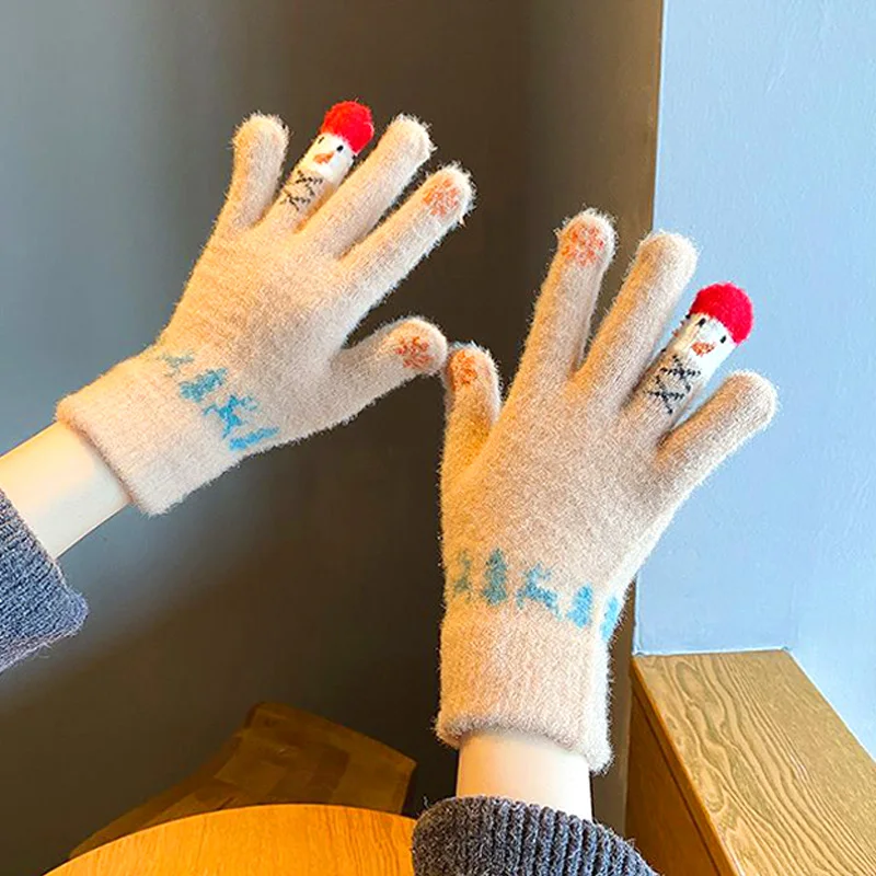 1 Pair Cute Finger Gloves Christmas Knitted Gloves Thicken Warm Mittens for Women Girls Outdoor Cycling Sport Gloves Xmas Gift
1 Pair Cute Finger Gloves Christmas Knitted Gloves Thicken Warm Mittens for Women Girls Outdoor Cycling Sport Gloves Xmas Gift