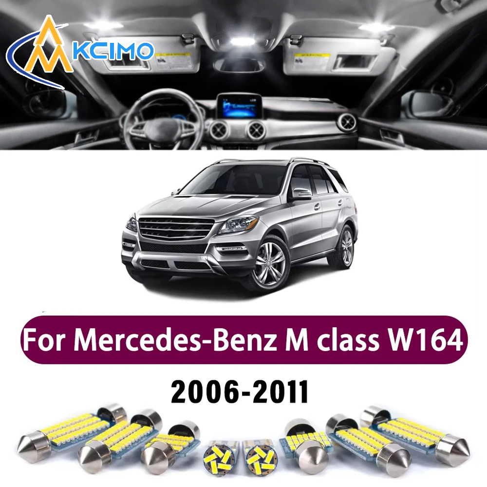 Premium LED Interior Lighting Kit for Mercedes-Benz M class W164 2006-2011 High-Quality Error-Free Dome Map Trunk Auto Lamps
Premium LED Interior Lighting Kit for Mercedes-Benz M class W164 2006-2011 High-Quality Error-Free Dome Map Trunk Auto Lamps
