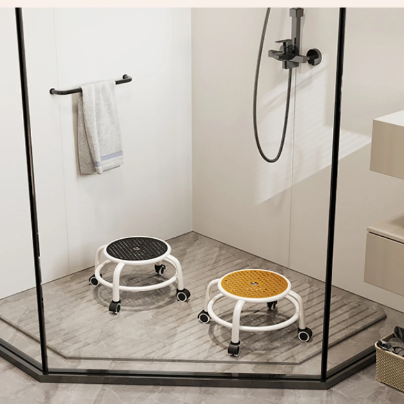 Universal Wheel Small Stool Pulley Chairs Small Chair Household Living Room Bathroom Multifunctional Round Stool Bathroom Stools
Universal Wheel Small Stool Pulley Chairs Small Chair Household Living Room Bathroom Multifunctional Round Stool Bathroom Stools