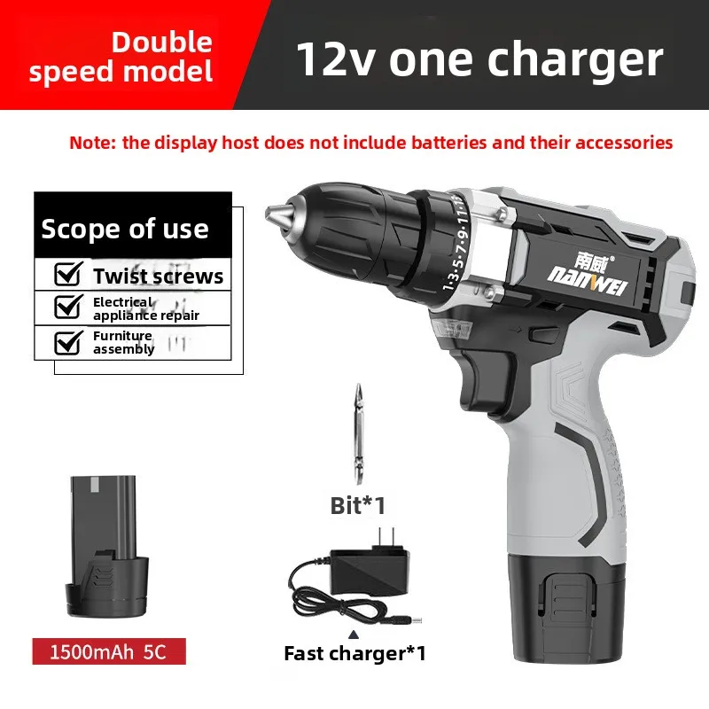 Brushless Tapping Hand Drill Household Electric Screwdriver Metal Ratchet Chuck Lithium Battery Power Tool
Brushless Tapping Hand Drill Household Electric Screwdriver Metal Ratchet Chuck Lithium Battery Power Tool