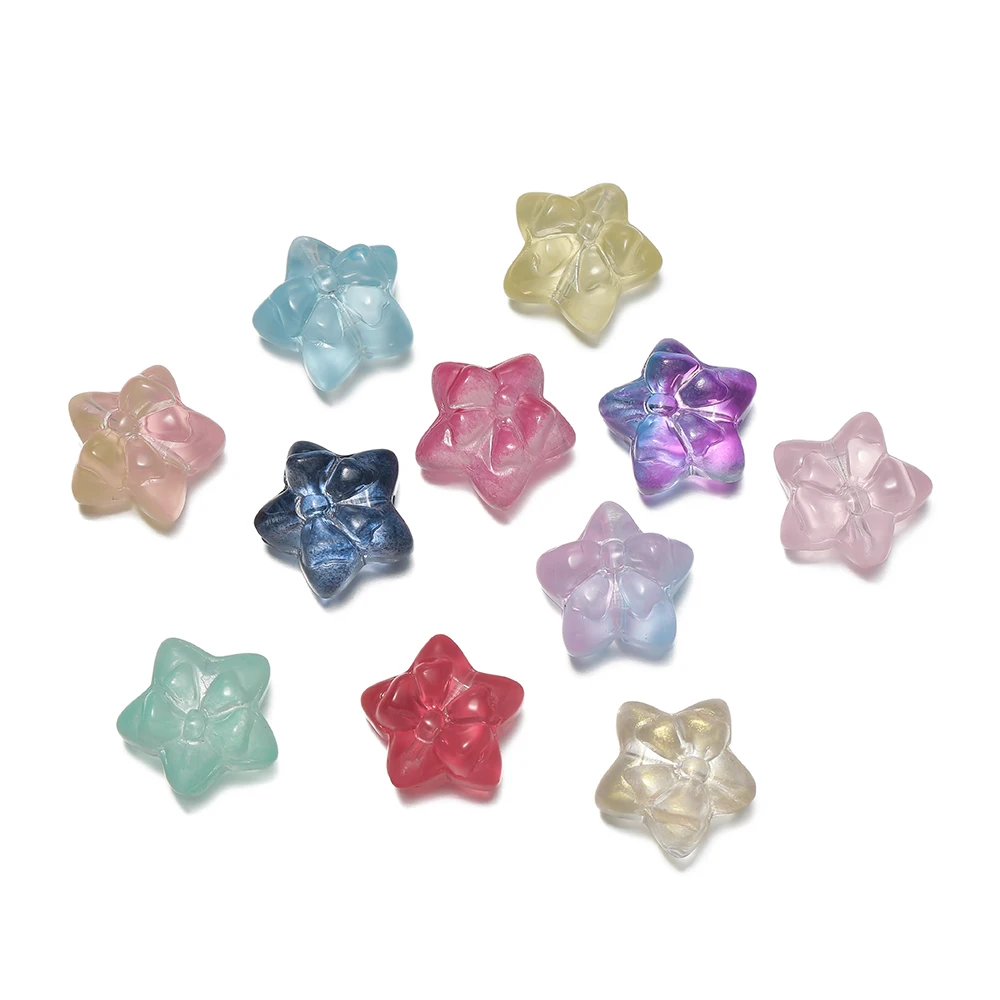 50pcs/lot Colorful Glass Beads Star Czech Glass Loose Spacer Beads for DIY Bracelet Phone Chain Jewelry Making Accessories
50pcs/lot Colorful Glass Beads Star Czech Glass Loose Spacer Beads for DIY Bracelet Phone Chain Jewelry Making Accessories