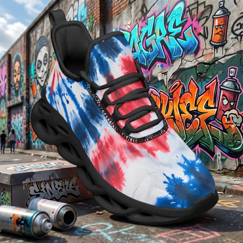 Ladies Men's Patriotic American Color-Block Tie-Dye Space Pattern Sneakers,Wide-fit fashion loafers,Large size breathable walkin
Ladies Men's Patriotic American Color-Block Tie-Dye Space Pattern Sneakers,Wide-fit fashion loafers,Large size breathable walkin