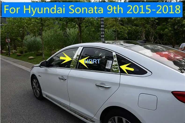 Наклейка для автостайлинга Hyundai Sonata 9th 2015 2016 2017 2018 6 шт. декоративная оконная стойка средняя полоса отделка рамка капоты запчасти
Наклейка для автостайлинга Hyundai Sonata 9th 2015 2016 2017 2018 6 шт. декоративная оконная стойка средняя полоса отделка рамка капоты запчасти