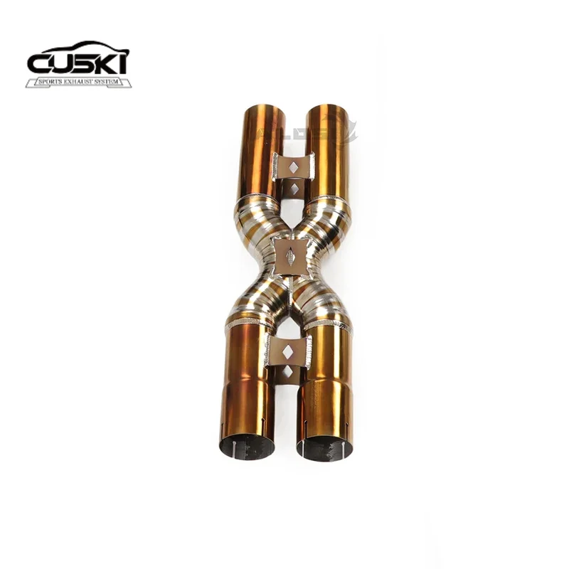 Stainless steel titanium tube X-tube cat back exhaust pipe suitable for Ferrari 812/812GTS car exhaust modification accessories
Stainless steel titanium tube X-tube cat back exhaust pipe suitable for Ferrari 812/812GTS car exhaust modification accessories