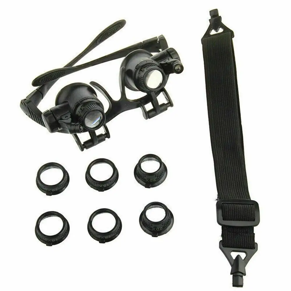 Acrylic Lenses Head-Mounted Watch Repair Kit Magnifier Eyeglass Loupe Magnifying Jeweler Microscope
Acrylic Lenses Head-Mounted Watch Repair Kit Magnifier Eyeglass Loupe Magnifying Jeweler Microscope