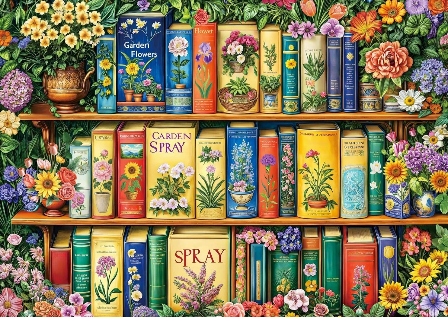 120/300/500/1000 Pieces Adult Colorful Flower Bookshelf Jigsaw Puzzle Stress Relief Entertainment Toys Landscape Puzzles Gift
120/300/500/1000 Pieces Adult Colorful Flower Bookshelf Jigsaw Puzzle Stress Relief Entertainment Toys Landscape Puzzles Gift