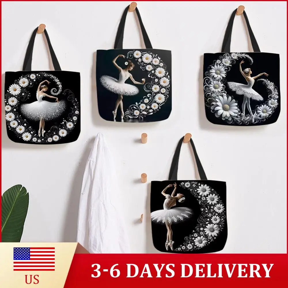 4pcs Dancing Girl Linen Tote Bag Handbag Large Capacity Women Shoulder Bags
4pcs Dancing Girl Linen Tote Bag Handbag Large Capacity Women Shoulder Bags
