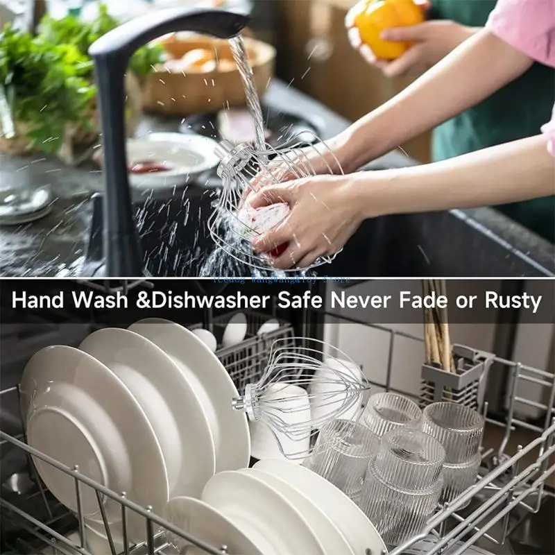 MOLF Stainless Wire Whip Mixer Attachment for KSM8990DP Cake Whisk Eggs Cream Stirrer
MOLF Stainless Wire Whip Mixer Attachment for KSM8990DP Cake Whisk Eggs Cream Stirrer