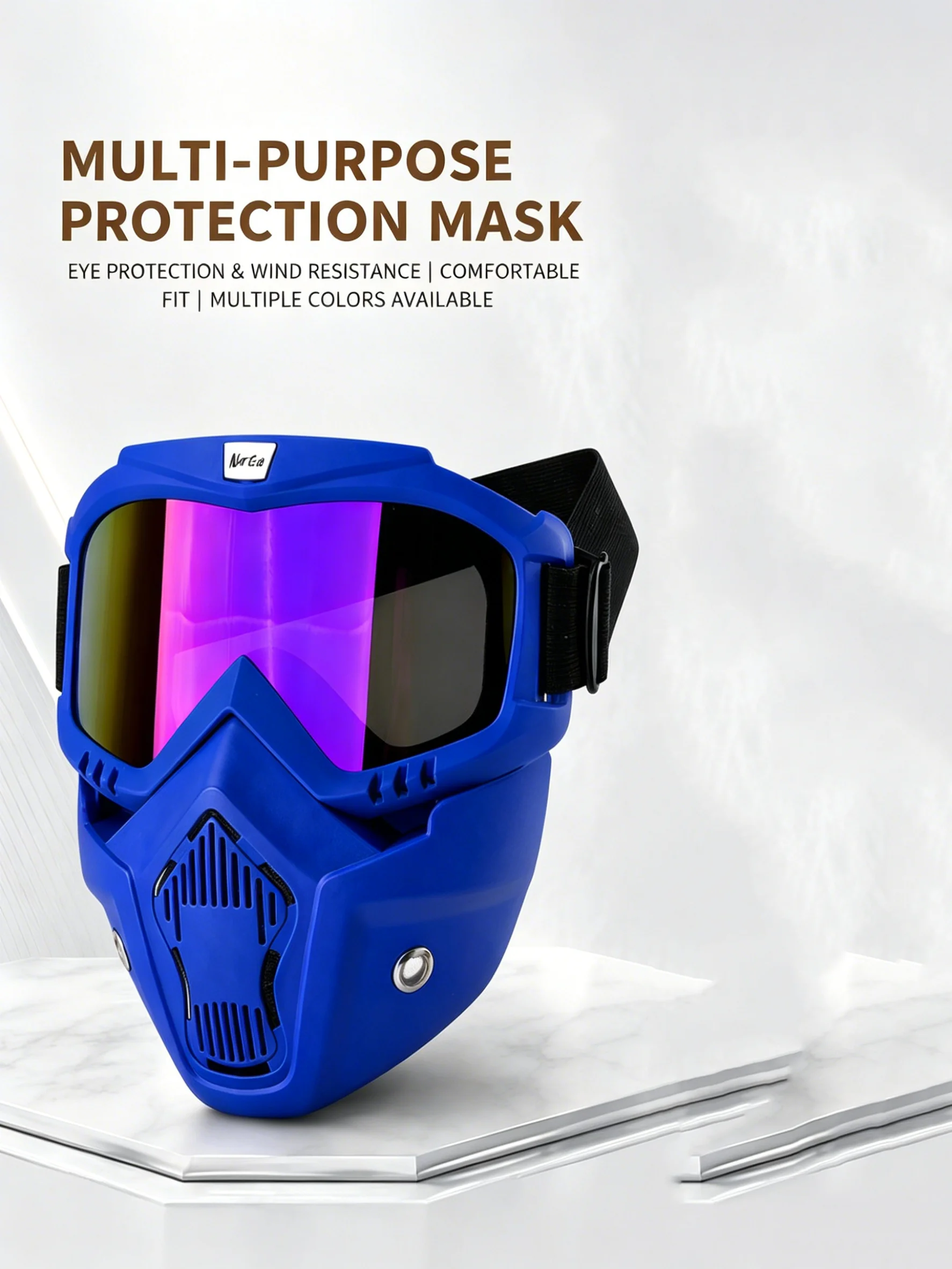Unisex Dual-Purpose Off-Road Goggles Motorcycle Riding Protective Mask Outdoor Field Combat Cs Windproof Sandproof Sunshade Dustproof Rider Gear
Unisex Dual-Purpose Off-Road Goggles Motorcycle Riding Protective Mask Outdoor Field Combat Cs Windproof Sandproof Sunshade Dustproof Rider Gear