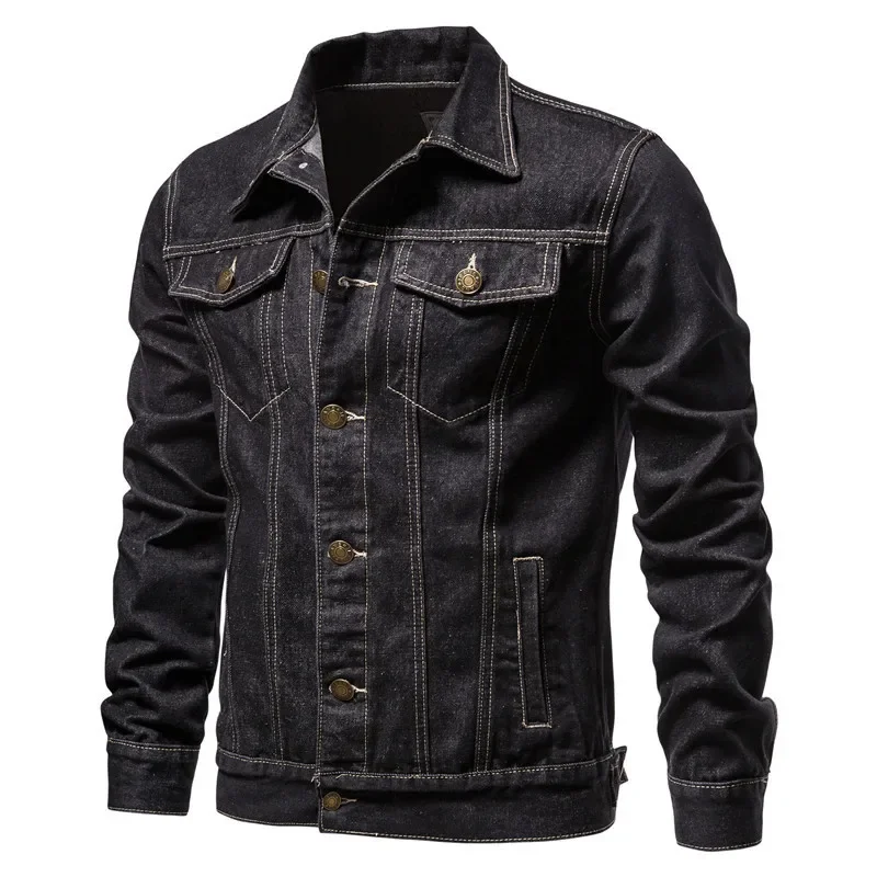 Spring Men's Long Sleeved Denim Jacket New Streetwear Jacket Casual Fashion High Quality Male Fashion and Leisure Jacket Coat
Spring Men's Long Sleeved Denim Jacket New Streetwear Jacket Casual Fashion High Quality Male Fashion and Leisure Jacket Coat
