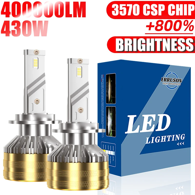 Erruson 430W 400000LM H4 H7 Светодиодная автомобильная светодиодная фара H1 H11 9005 9006 9012 Автоматическая светодиодная лампа высокой мощности Противотуманная фара 6000K 12V
Erruson 430W 400000LM H4 H7 Светодиодная автомобильная светодиодная фара H1 H11 9005 9006 9012 Автоматическая светодиодная лампа высокой мощности Противотуманная фара 6000K 12V