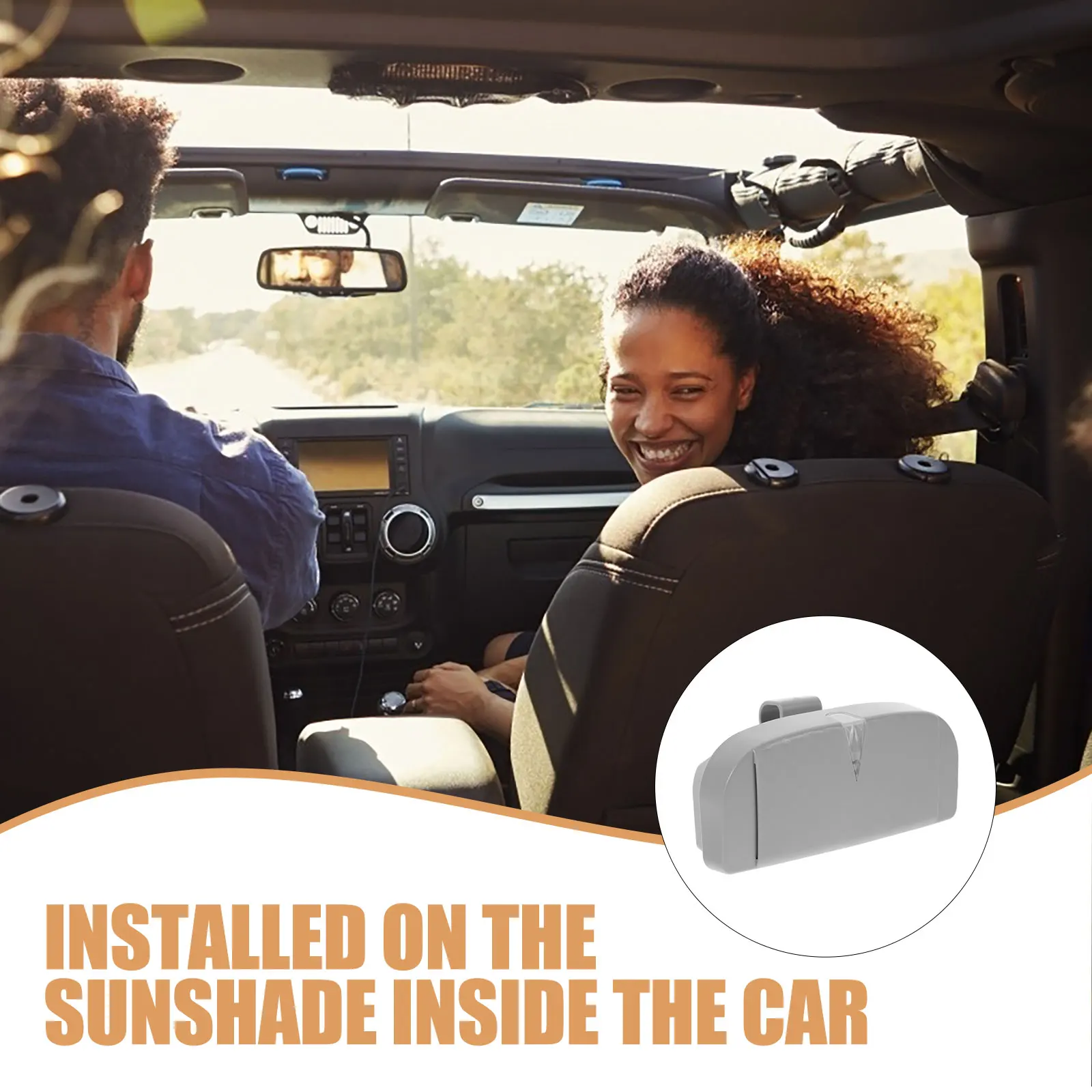 Car Storage Container Sun Visor Eyeglasses Organizer Plastic Case Car Interior Multi-functional Durable Practical Storage 
Car Storage Container Sun Visor Eyeglasses Organizer Plastic Case Car Interior Multi-functional Durable Practical Storage