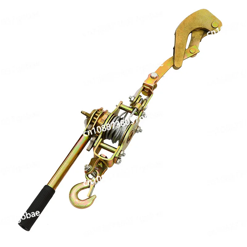 Wire rope tightener manual ratchet type rope tightener 1-4T tensioner machine double hook hand crank
Wire rope tightener manual ratchet type rope tightener 1-4T tensioner machine double hook hand crank