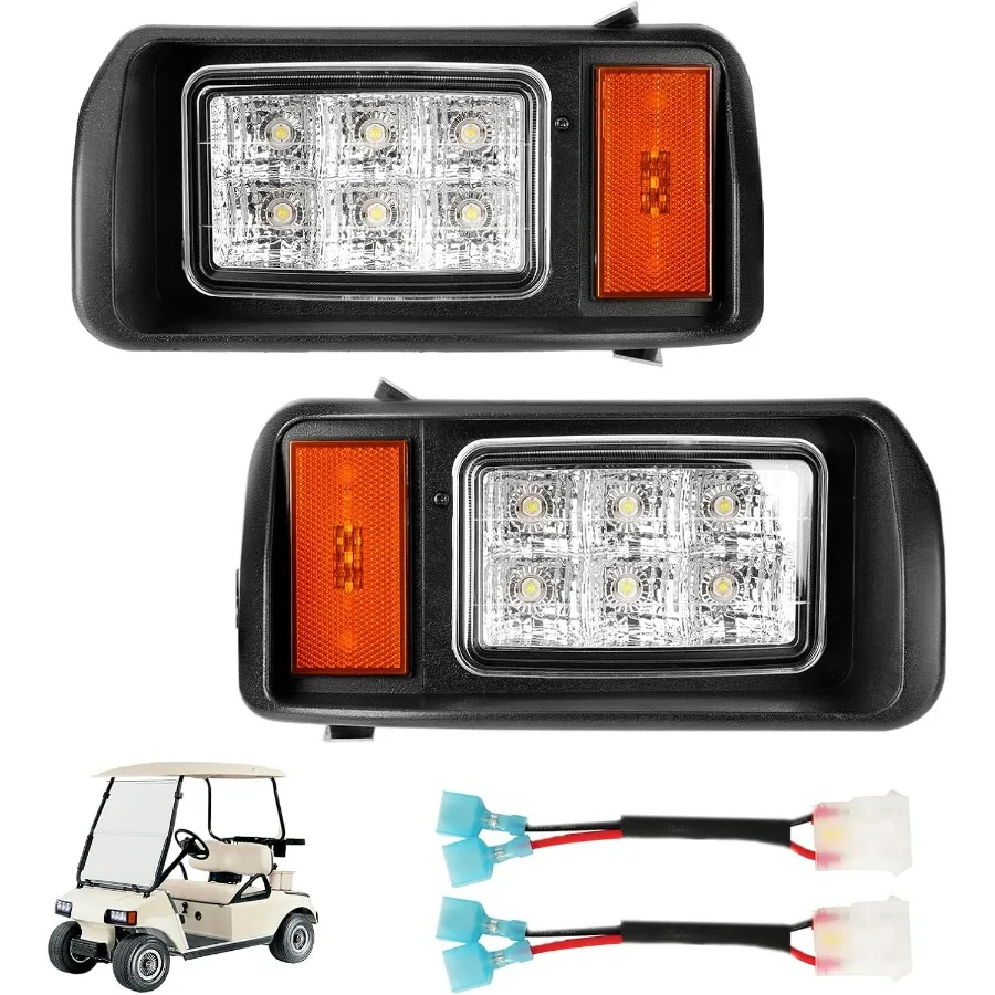 Комплект светодиодных фар Club Car DS с адаптером, светодиодная фара в заводском стиле для 1993-Up 12-вольтового клубного автомобиля DS, замена OEM 1019880
Комплект светодиодных фар Club Car DS с адаптером, светодиодная фара в заводском стиле для 1993-Up 12-вольтового клубного автомобиля DS, замена OEM 1019880