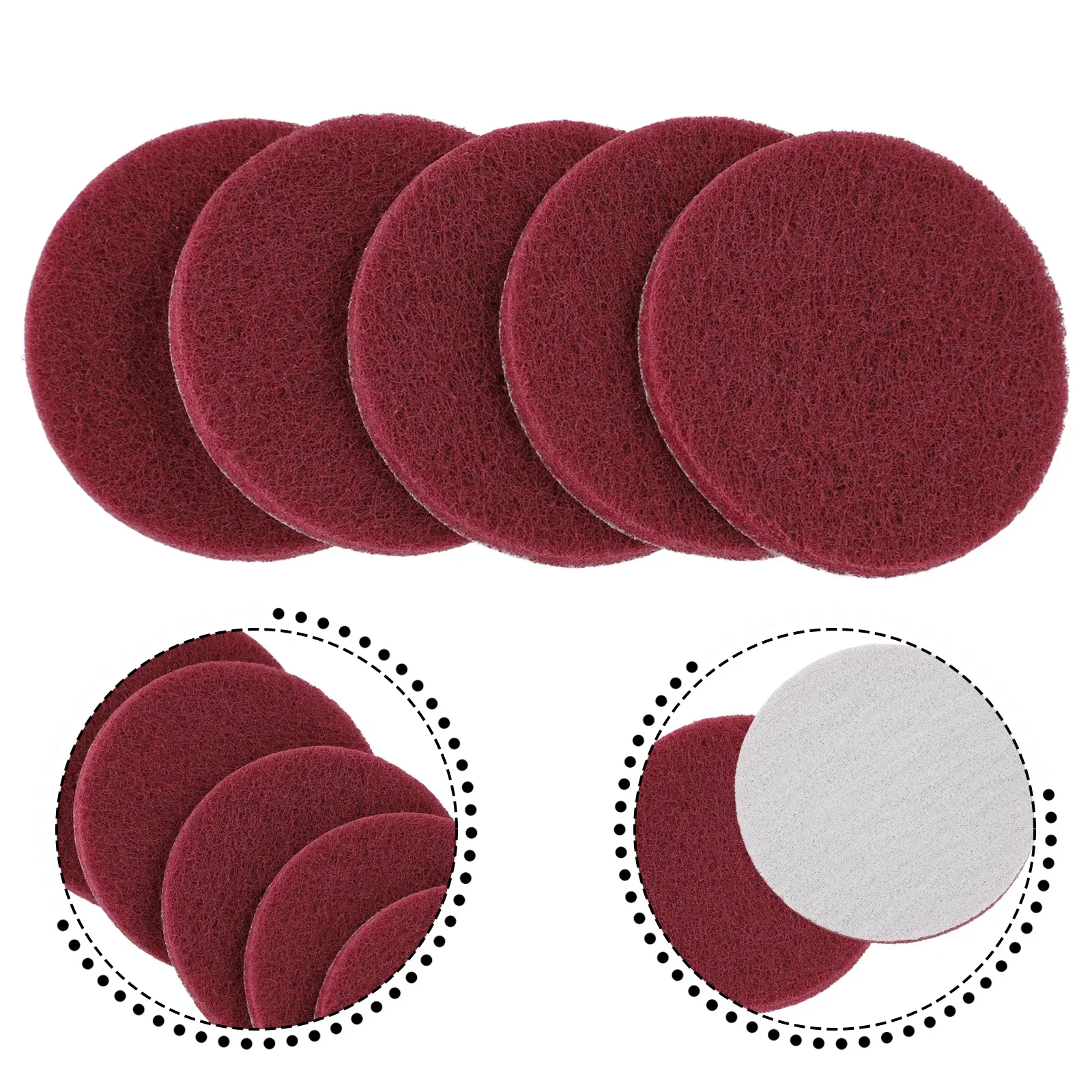 "4 Inch Nylon Scrubbing Pads for Industrial Use 5 Cleaning Cloth Scour Pads with Fleece Attachment for Easy Use"
"4 Inch Nylon Scrubbing Pads for Industrial Use 5 Cleaning Cloth Scour Pads with Fleece Attachment for Easy Use"