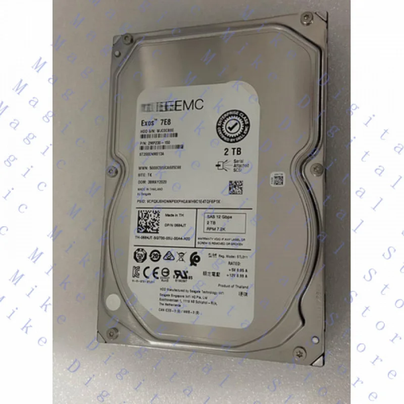H used FOR Dell 2T 7.2K 12GB 3.5" ST2000NM013A 684JT 0684JT hard disk drive
H used FOR Dell 2T 7.2K 12GB 3.5" ST2000NM013A 684JT 0684JT hard disk drive