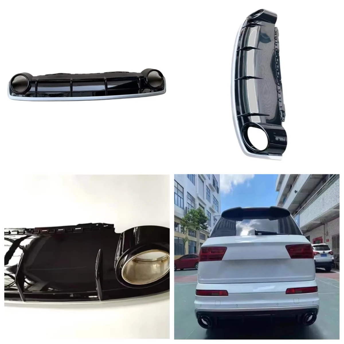 stlf RSQ7 Rear Diffuser 2016-2018 Front Bumper with Grille and Rear Bumper Diffuser
stlf RSQ7 Rear Diffuser 2016-2018 Front Bumper with Grille and Rear Bumper Diffuser