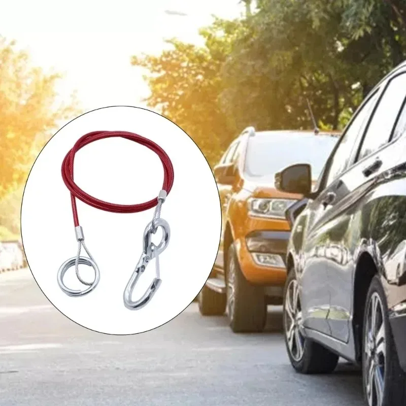 Универсальный безопасный трос для прицепа. Автомобильный буксирный трос для различных приложений.
Универсальный безопасный трос для прицепа. Автомобильный буксирный трос для различных приложений.