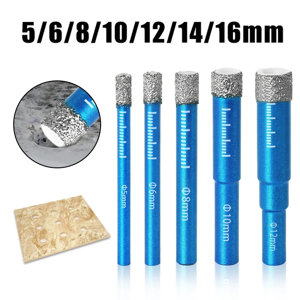 Diamond Brazed Dry Drilling Bit Porcelain Cup Saw Ceramic Marble Granite Tile Hole Opener Hole Saw Cutter 1Pc 5-16mm Round Shank
Diamond Brazed Dry Drilling Bit Porcelain Cup Saw Ceramic Marble Granite Tile Hole Opener Hole Saw Cutter 1Pc 5-16mm Round Shank