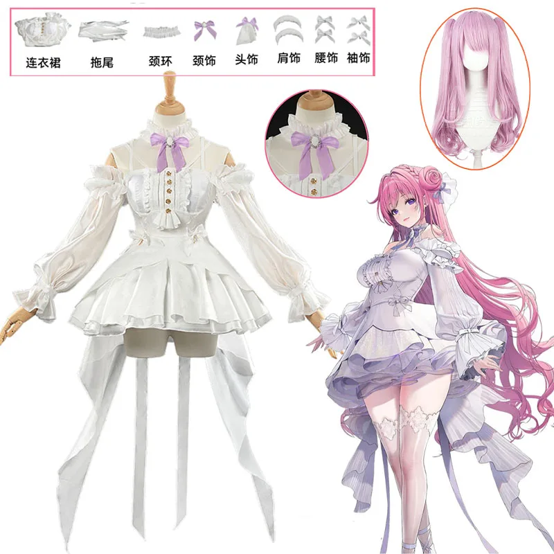 Anime Nikke Cosplay Costume wig Dorothy Women Cute White Dress Uniform Halloween Carnival Party suit highly restored
Anime Nikke Cosplay Costume wig Dorothy Women Cute White Dress Uniform Halloween Carnival Party suit highly restored