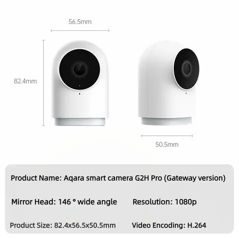 Aqara Original Smart Camera G2H Pro Gateway Hub Edition Zigbee 3. 0 1080P HD Night Vision Monitor Camera For Apple Homekit APP