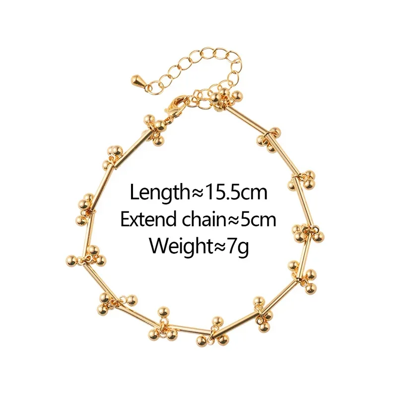 Real 925 Sterling Silver 14K Gold Bead Geometric Charm Bracelets for Women Trendy Fine Jewelry Minimalist Accessories
Real 925 Sterling Silver 14K Gold Bead Geometric Charm Bracelets for Women Trendy Fine Jewelry Minimalist Accessories
