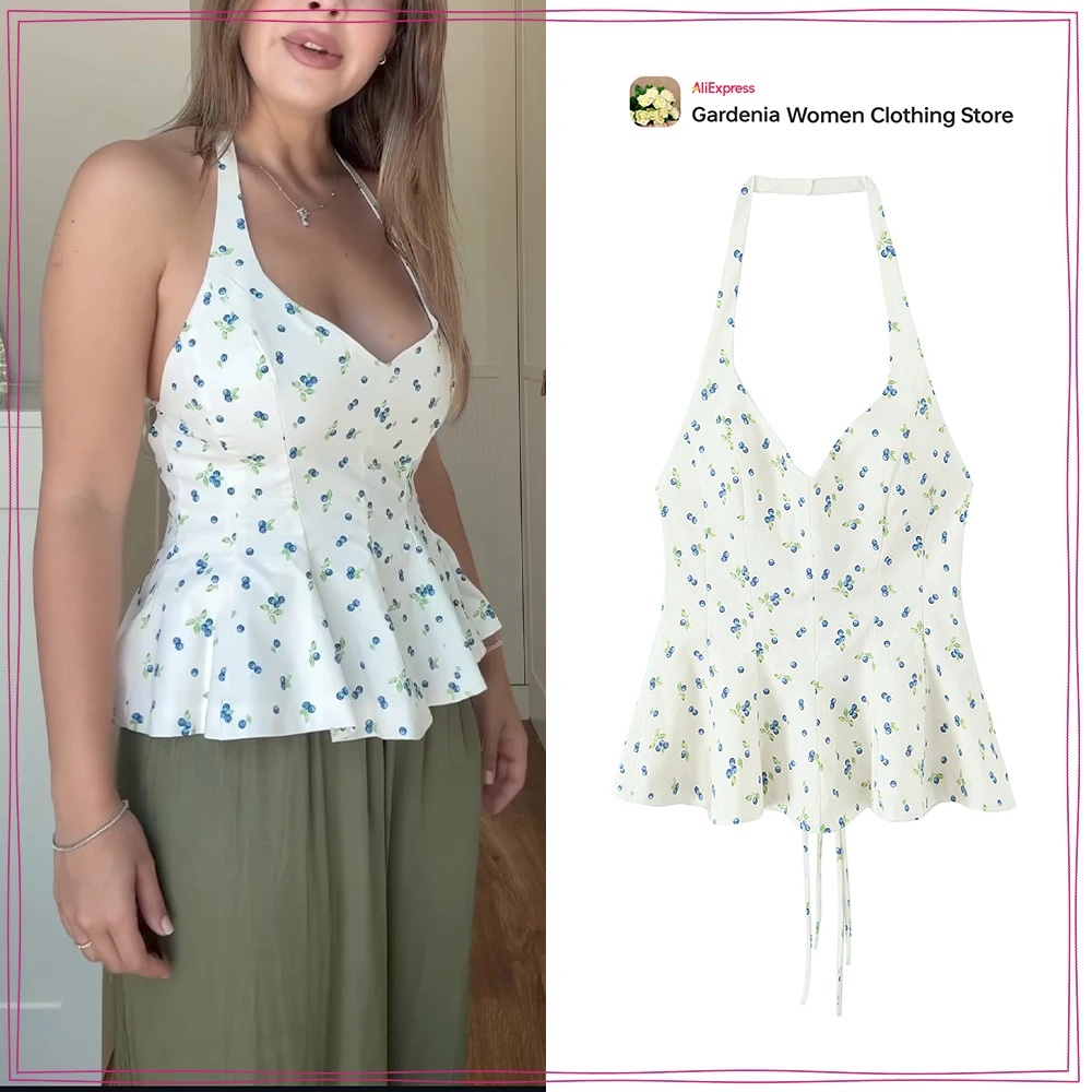 Женский элегантный шикарный топ с лямкой на шее из поплина с цветочным принтом, горячий милый летний наряд для отдыха, сексуальный топ с v-образным вырезом и бретелькой на шее с завязкой на спине
Женский элегантный шикарный топ с лямкой на шее из поплина с цветочным принтом, горячий милый летний наряд для отдыха, сексуальный топ с v-образным вырезом и бретелькой на шее с завязкой на спине