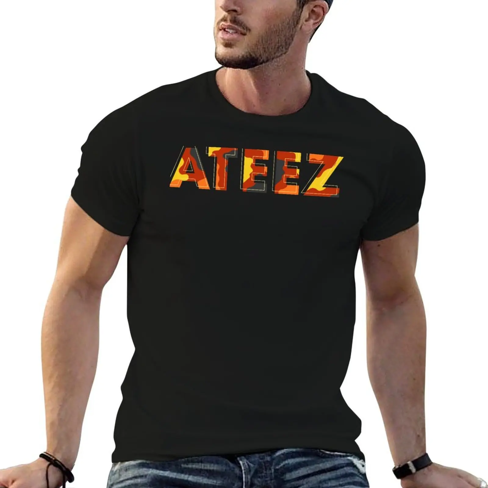 ATEEZ Orange Yellow Red CAMO Camouflage Army Print T-Shirt t shirt for man man t shirts for men casual T-Shirt
ATEEZ Orange Yellow Red CAMO Camouflage Army Print T-Shirt t shirt for man man t shirts for men casual T-Shirt