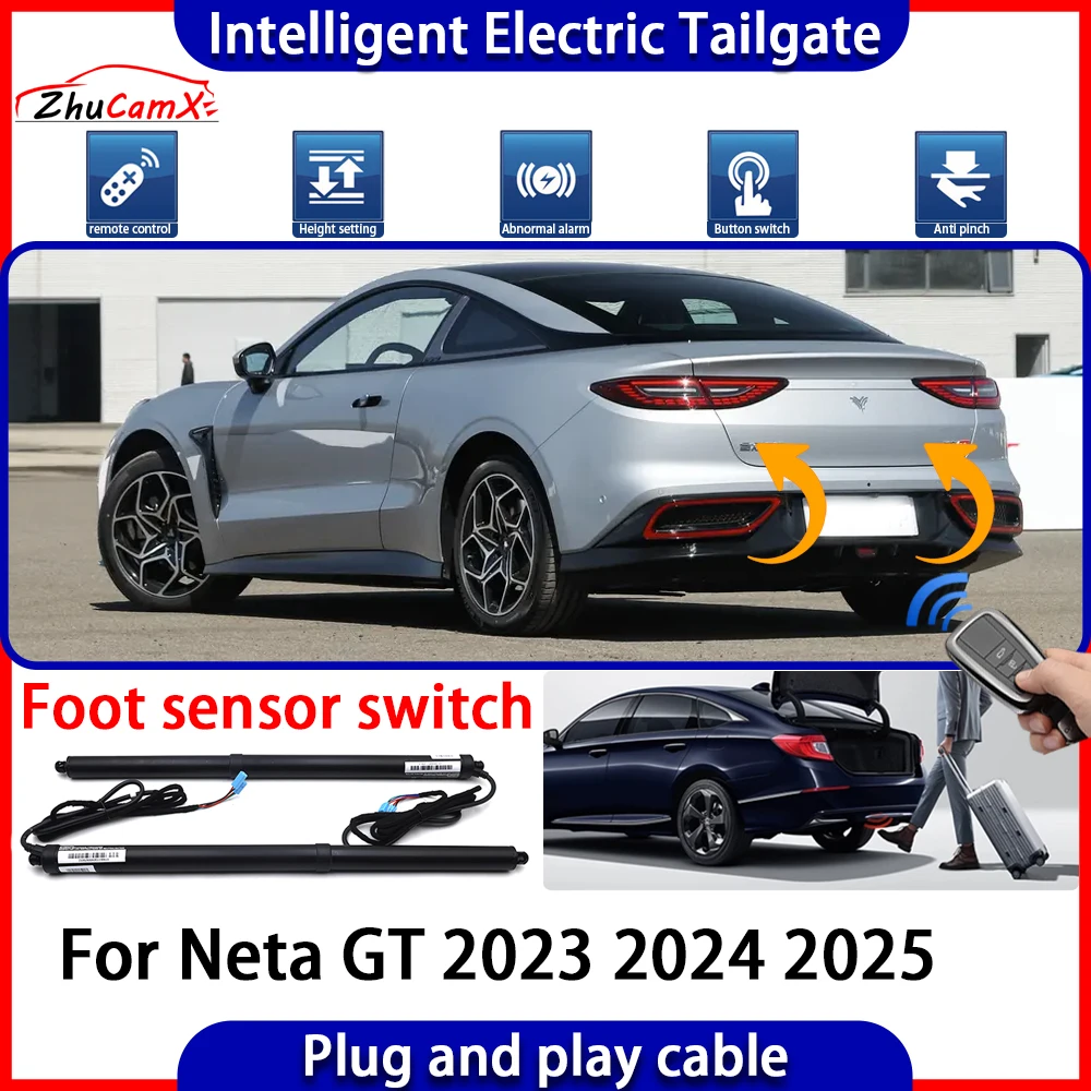 ZhuCamX Car Automatic Lifting kit Opening Trunk Intelligent Electric Tail Gate Lift Tailgate for Neta GT 2023 2024 2025
ZhuCamX Car Automatic Lifting kit Opening Trunk Intelligent Electric Tail Gate Lift Tailgate for Neta GT 2023 2024 2025