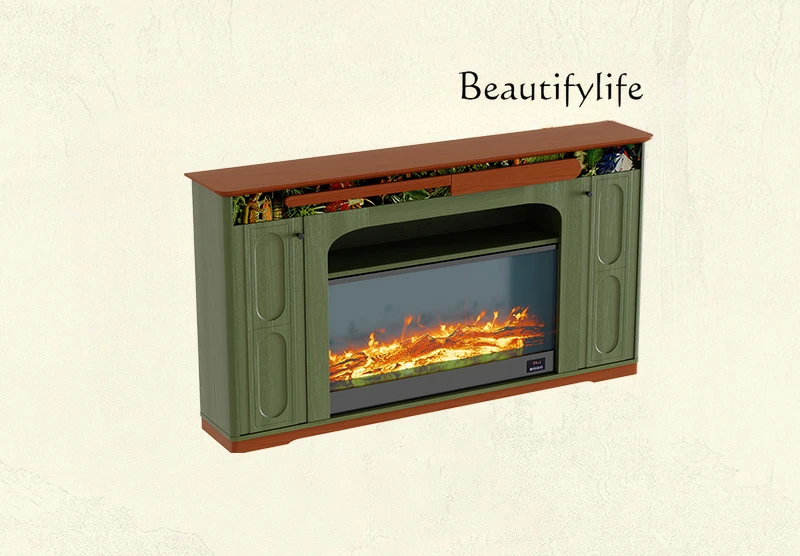 French fireplace, living room, solid wood decorative storage cabinet, American fireplace decorative cabinet
French fireplace, living room, solid wood decorative storage cabinet, American fireplace decorative cabinet