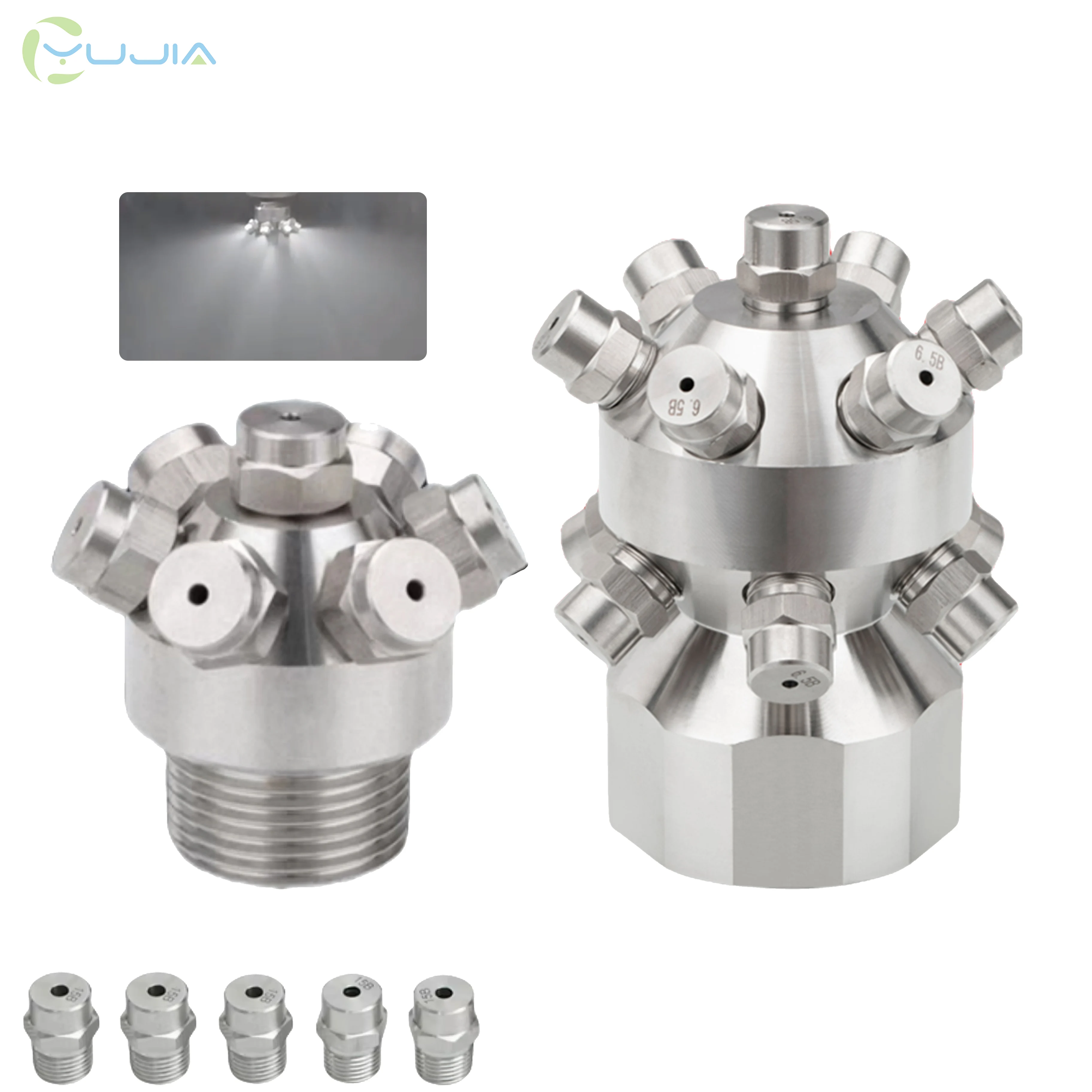 Hot Sale New Surface Cleaner 360-Degree Full Cone Water Spray Construction Tank Cleaner Stainless Steel Multi-Head Spin Nozzle
Hot Sale New Surface Cleaner 360-Degree Full Cone Water Spray Construction Tank Cleaner Stainless Steel Multi-Head Spin Nozzle