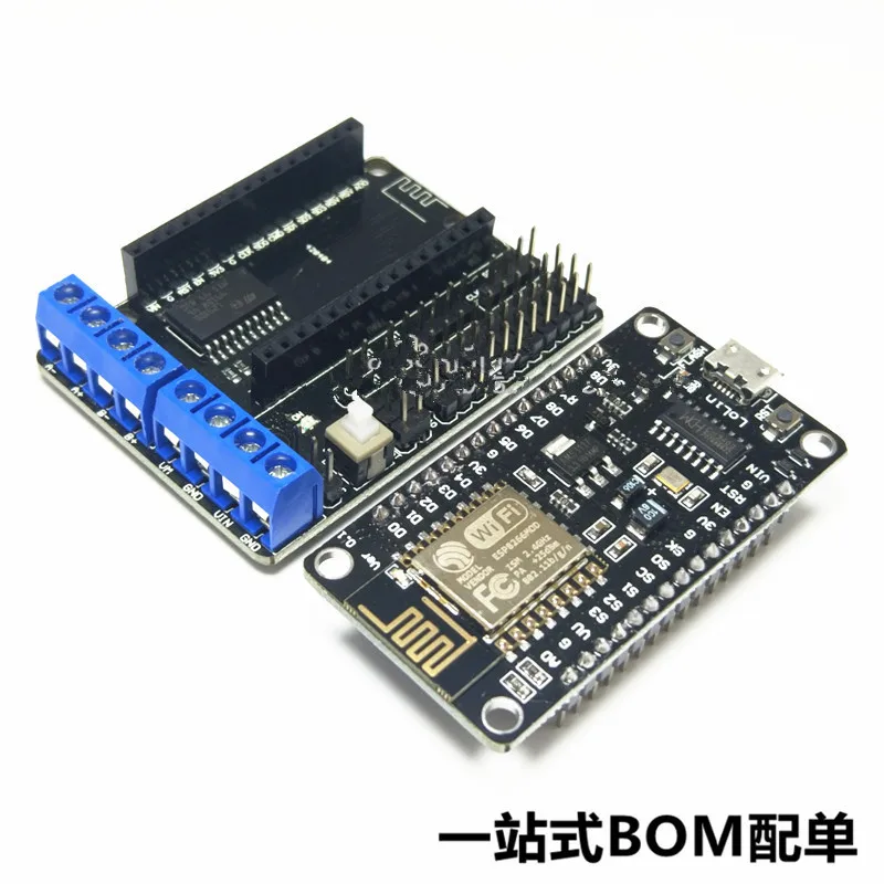NodeMCU + плата расширения привода двигателя ESP комплект ESP12E Lua WiFi нижняя пластина умного автомобиля
NodeMCU + плата расширения привода двигателя ESP комплект ESP12E Lua WiFi нижняя пластина умного автомобиля