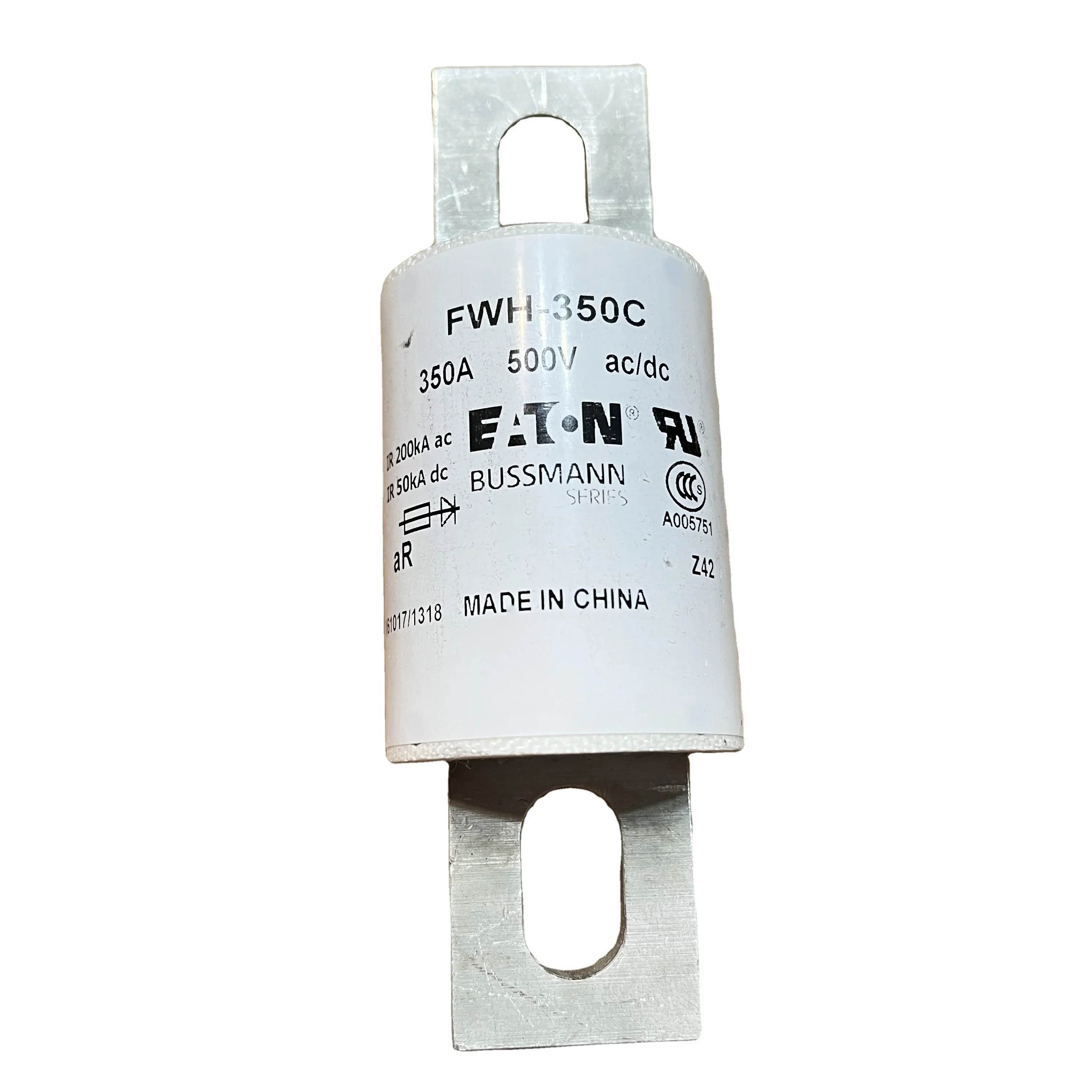 Fuse FWH-350A 500V 38 * 111mm FWH-350C
Fuse FWH-350A 500V 38 * 111mm FWH-350C
