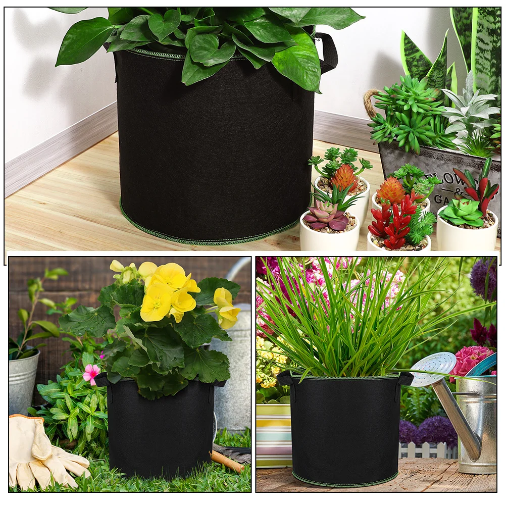6Pcs Plant Growing Bags Non-Woven Fabric Nursery Pots for Vegetables Flowers Indoor Outdoor Use Portable Vegetable Planting Bag
6Pcs Plant Growing Bags Non-Woven Fabric Nursery Pots for Vegetables Flowers Indoor Outdoor Use Portable Vegetable Planting Bag