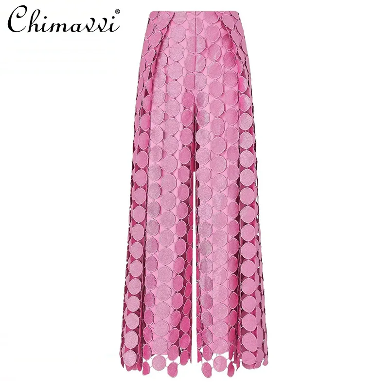 Korean Fashion Loose Trousers 2024 Spring New Wafer Tassel Hollow Out Solid Color Female Wide-Leg Casual Pants All-Matching
Korean Fashion Loose Trousers 2024 Spring New Wafer Tassel Hollow Out Solid Color Female Wide-Leg Casual Pants All-Matching