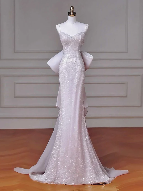 Элегантное вечернее платье-русалка с бретелями, высококачественное, с пышной юбкой, корейский стиль, расшитое пайетками, с завышенной талией, длинное
Элегантное вечернее платье-русалка с бретелями, высококачественное, с пышной юбкой, корейский стиль, расшитое пайетками, с завышенной талией, длинное