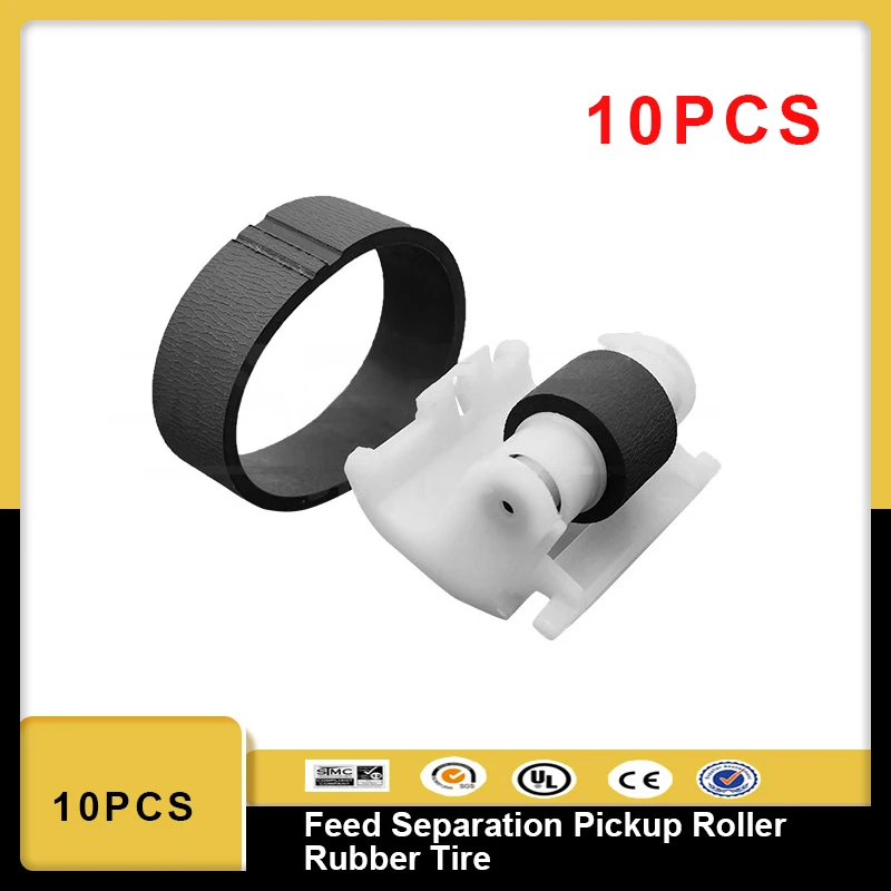 10X Feed Separation Pickup Roller Rubber Tire for EPSON L3110 L3150 L4150 L4160 L3156 L3151 L1110 L3158 L3160 L4158 L4168 L4170
10X Feed Separation Pickup Roller Rubber Tire for EPSON L3110 L3150 L4150 L4160 L3156 L3151 L1110 L3158 L3160 L4158 L4168 L4170