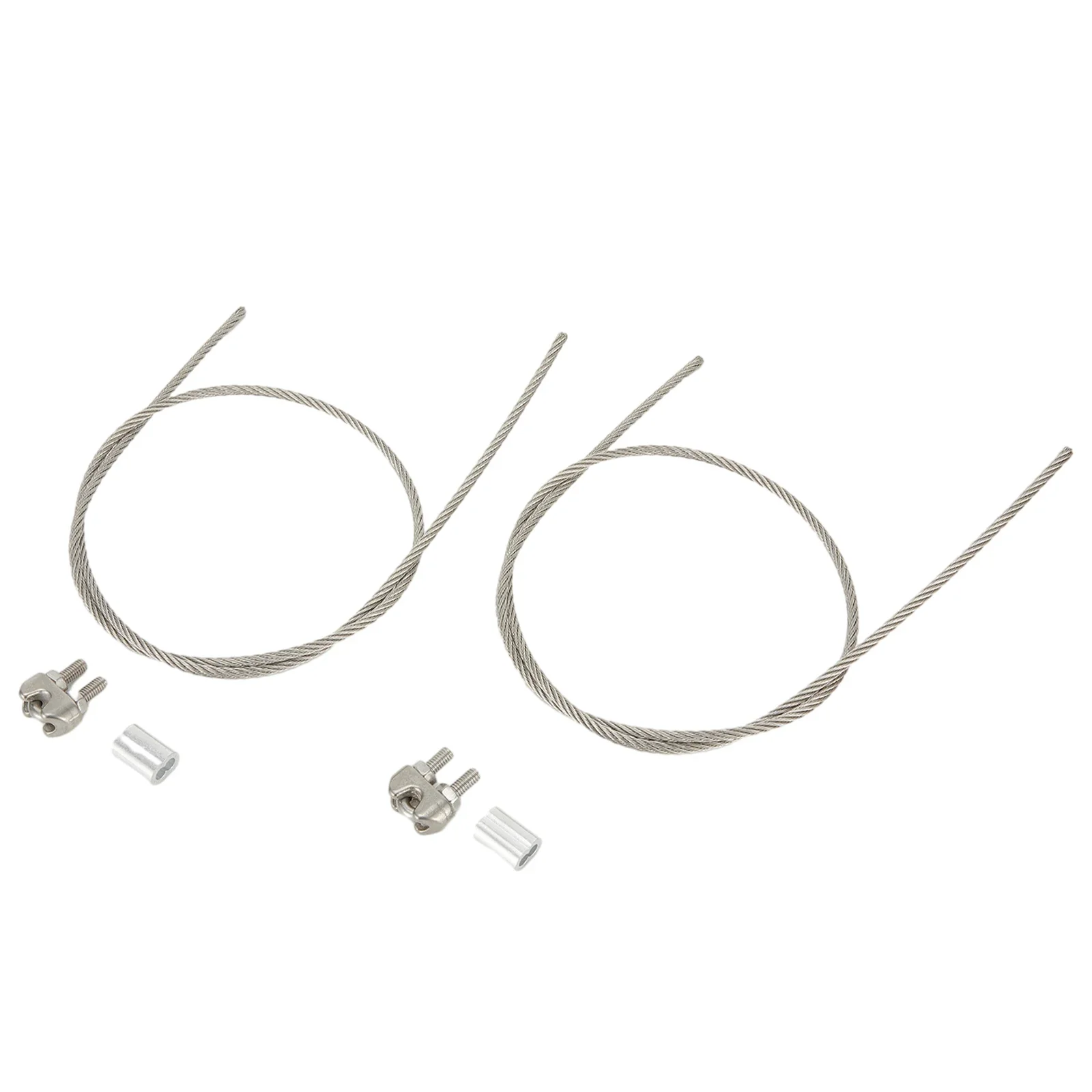 Cordage Wire Cordage Rope Strong Capacity With Accessories 2pcs Length 60cm Sliver Stainless Steel Solar Energy
Cordage Wire Cordage Rope Strong Capacity With Accessories 2pcs Length 60cm Sliver Stainless Steel Solar Energy