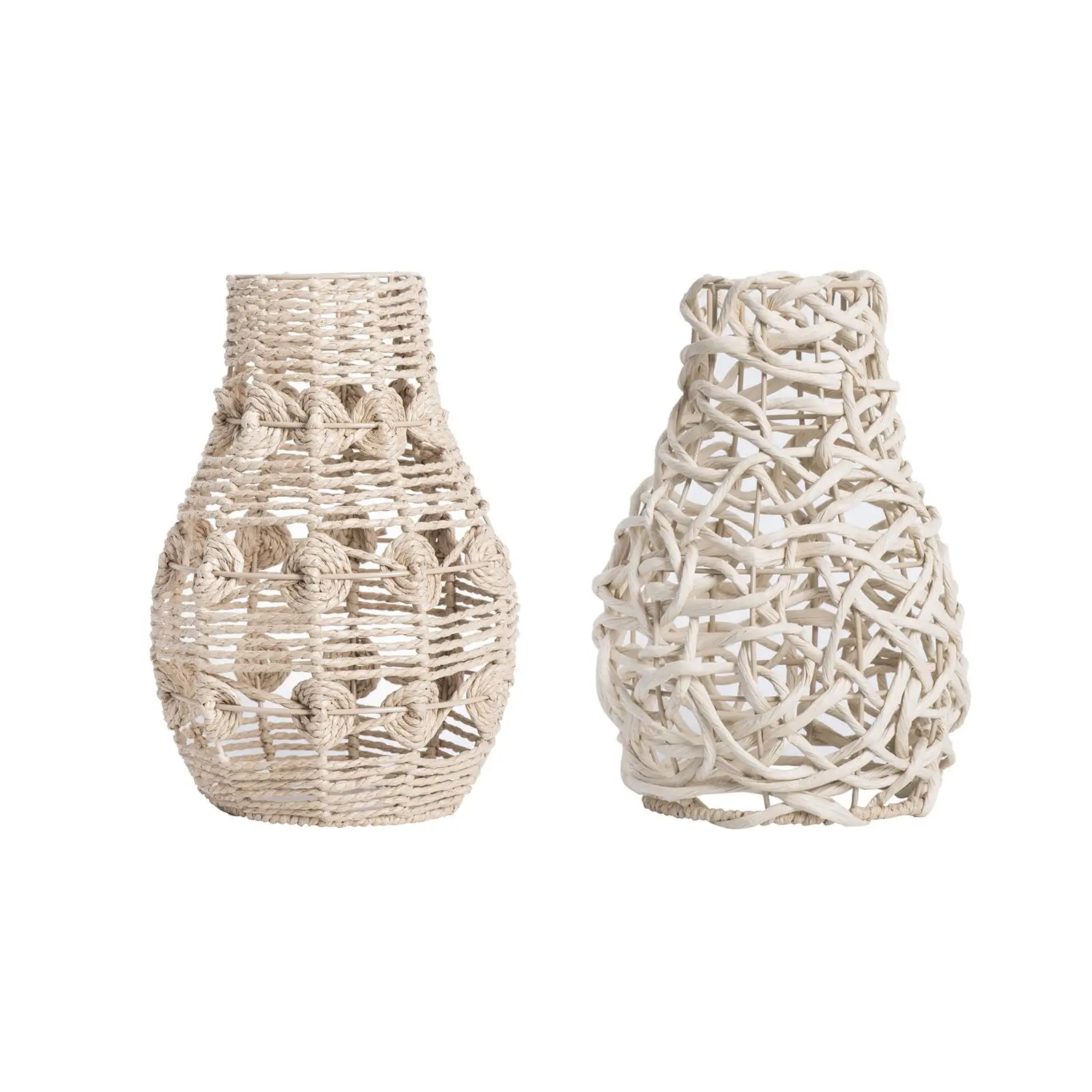 Paper Rope Lampshade Handwoven Lamp Shade Pendant Light Cover Chandelier Shade Boho Lampshade Bulb Guard for Outdoor Teahouse
Paper Rope Lampshade Handwoven Lamp Shade Pendant Light Cover Chandelier Shade Boho Lampshade Bulb Guard for Outdoor Teahouse