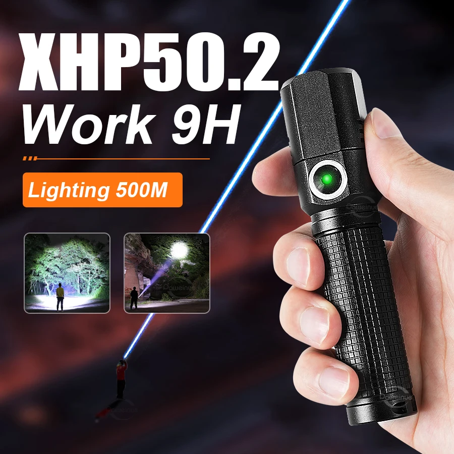 10000LM Mini Flashlight Xhp50.2 USB Rechargeable Led Tactical Light 18650 Battery Flashlights High Power Camping Emergency Torch
10000LM Mini Flashlight Xhp50.2 USB Rechargeable Led Tactical Light 18650 Battery Flashlights High Power Camping Emergency Torch