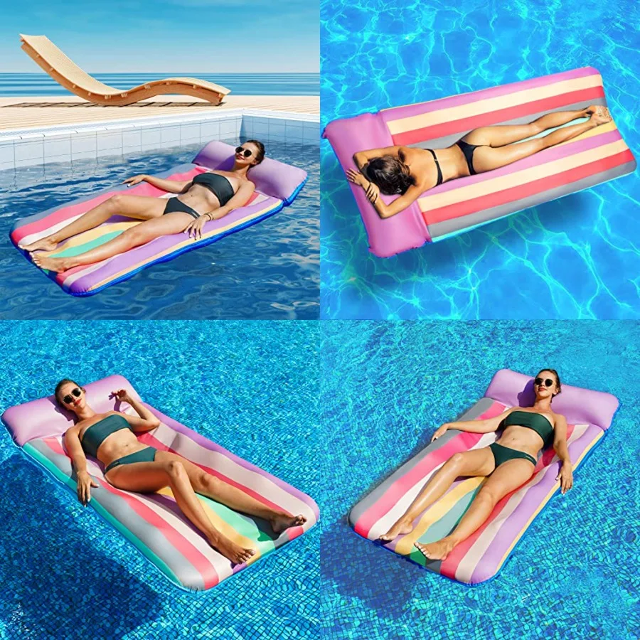 Oversized Float 72 x 38, X-Large Fabric-Covered Lounge Chair with Headrest, Inflatable Pool Lounger, Floaties, Party Decoration
Oversized Float 72 x 38, X-Large Fabric-Covered Lounge Chair with Headrest, Inflatable Pool Lounger, Floaties, Party Decoration