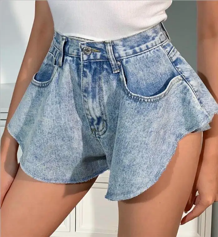 Women Short Denim Pant Jeans Vintage Washed Ruffled High Waist Straight Trousers Y2k Streetwear Elegant Splice Work Beach 2026
Women Short Denim Pant Jeans Vintage Washed Ruffled High Waist Straight Trousers Y2k Streetwear Elegant Splice Work Beach 2026