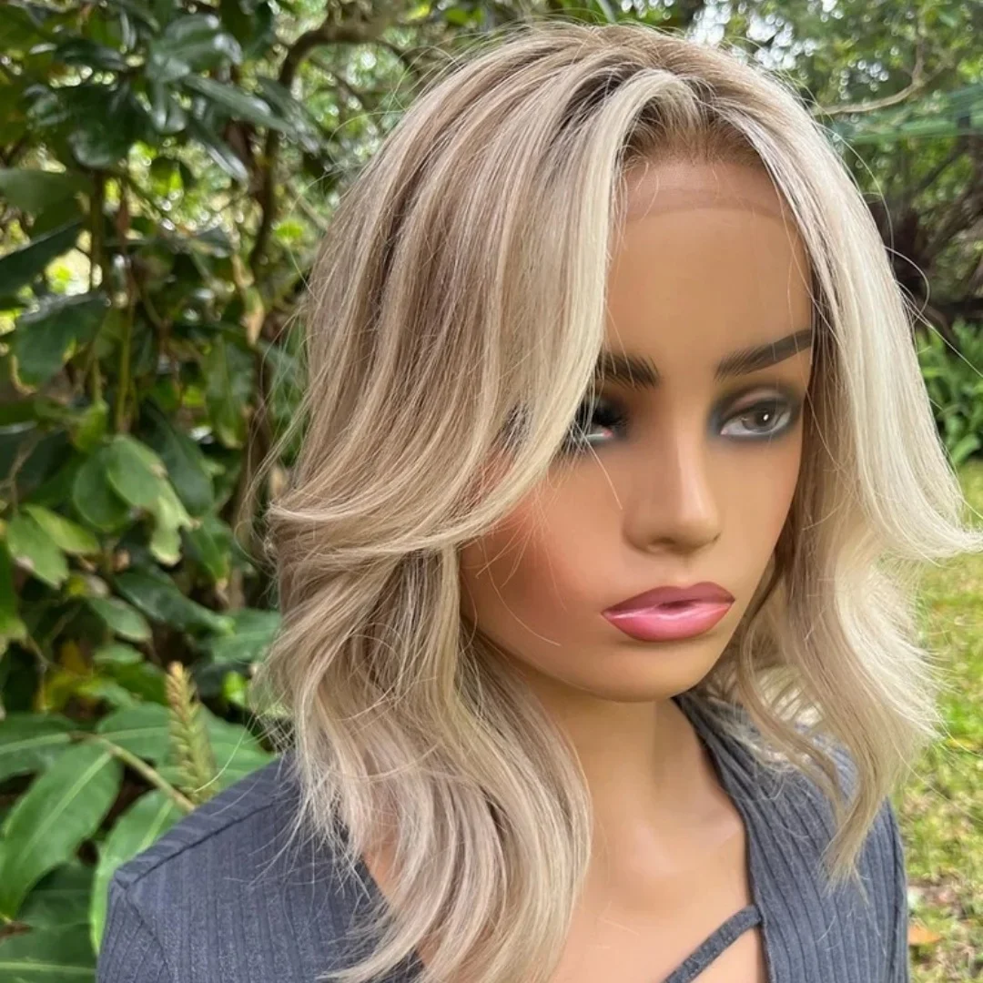 Soft Ombre Blond Wave Hair 150 density and 13×4 100%human hair wig lace front wig, with baby hair pre plucked
Soft Ombre Blond Wave Hair 150 density and 13×4 100%human hair wig lace front wig, with baby hair pre plucked