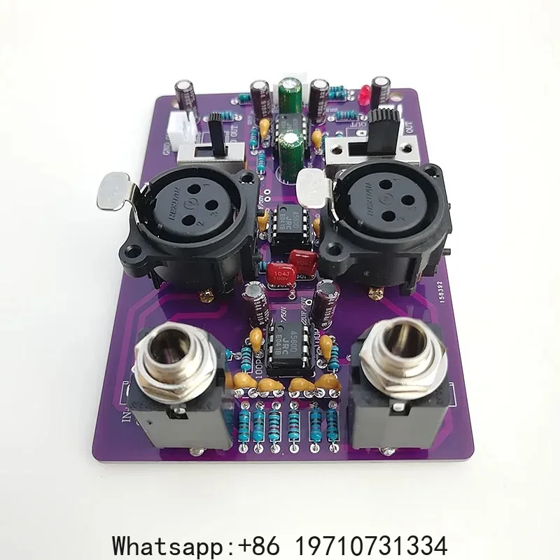 Two-channel Stereo Balanced Input Gain BTL Bridged Fever Amplifier Front Effect Amplifier Input Panel
Two-channel Stereo Balanced Input Gain BTL Bridged Fever Amplifier Front Effect Amplifier Input Panel