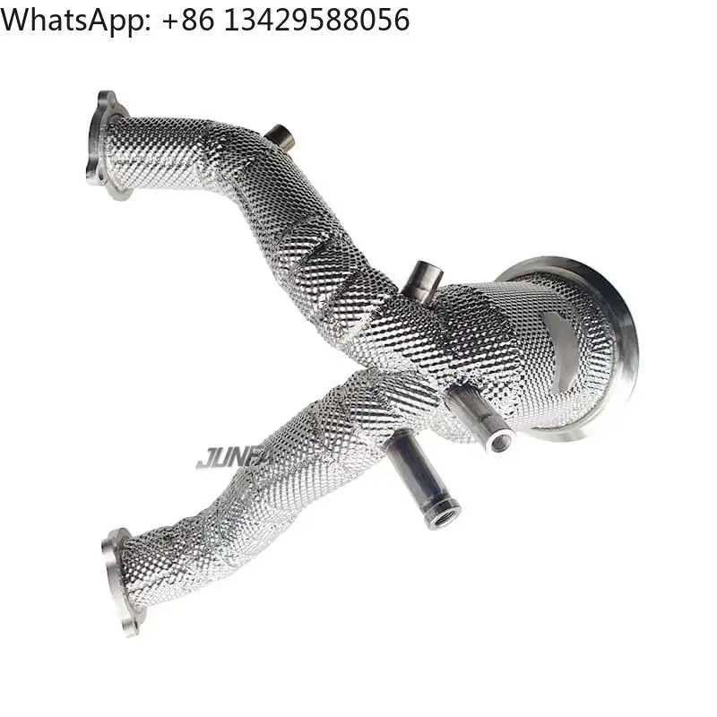 Used for Audi S4-B9.5 Stainless Steel Downpipe with Catalyst Suit Boosting Exhaust Performance 
Used for Audi S4-B9.5 Stainless Steel Downpipe with Catalyst Suit Boosting Exhaust Performance