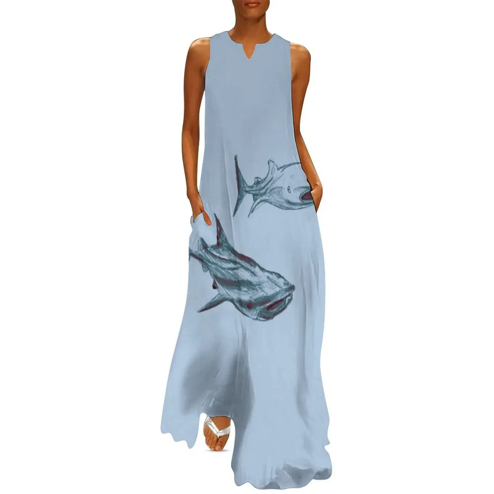 whale sharks - blue Long Dress purple dress birthday dress for women festival outfit women
whale sharks - blue Long Dress purple dress birthday dress for women festival outfit women