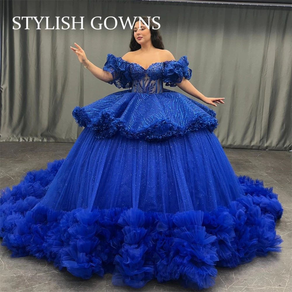 Royal Blue Sequin Quinceanera Dresses Ball Gown Bead Crystal 2024 Birthday Luxury Dress Tiered Ruffles Special Occasion Gown
Royal Blue Sequin Quinceanera Dresses Ball Gown Bead Crystal 2024 Birthday Luxury Dress Tiered Ruffles Special Occasion Gown