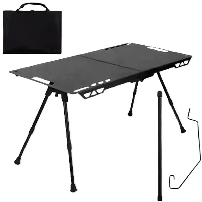 Folding Camping Table Folding Grill Board Portable Height Adjustable Picnic Table With Light Holder For RV Tailgating Garden
Folding Camping Table Folding Grill Board Portable Height Adjustable Picnic Table With Light Holder For RV Tailgating Garden