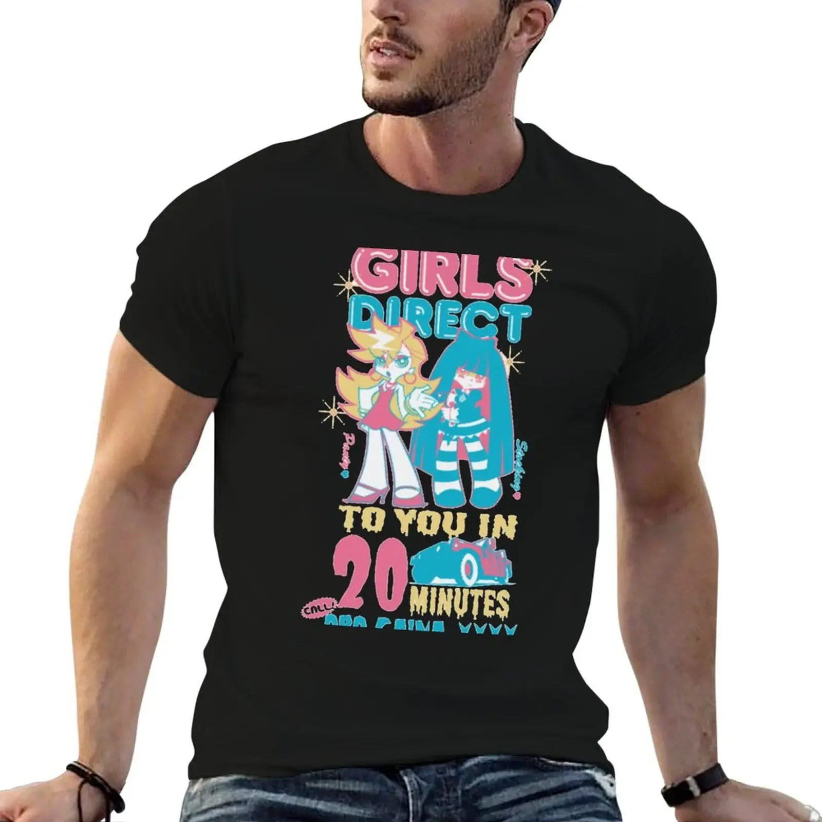 Panty and Stocking - Girls Direct - PASWG T-Shirt vintage t shirts korean fashion mens t shirts top quality
Panty and Stocking - Girls Direct - PASWG T-Shirt vintage t shirts korean fashion mens t shirts top quality