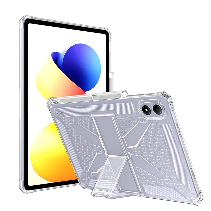 For Redmi Pad 2 Pro 12.1" 2025 Case with Stand Transparent Soft Silicone TPU Protection Shockproof Fundas Shell With Pen Slot
For Redmi Pad 2 Pro 12.1" 2025 Case with Stand Transparent Soft Silicone TPU Protection Shockproof Fundas Shell With Pen Slot